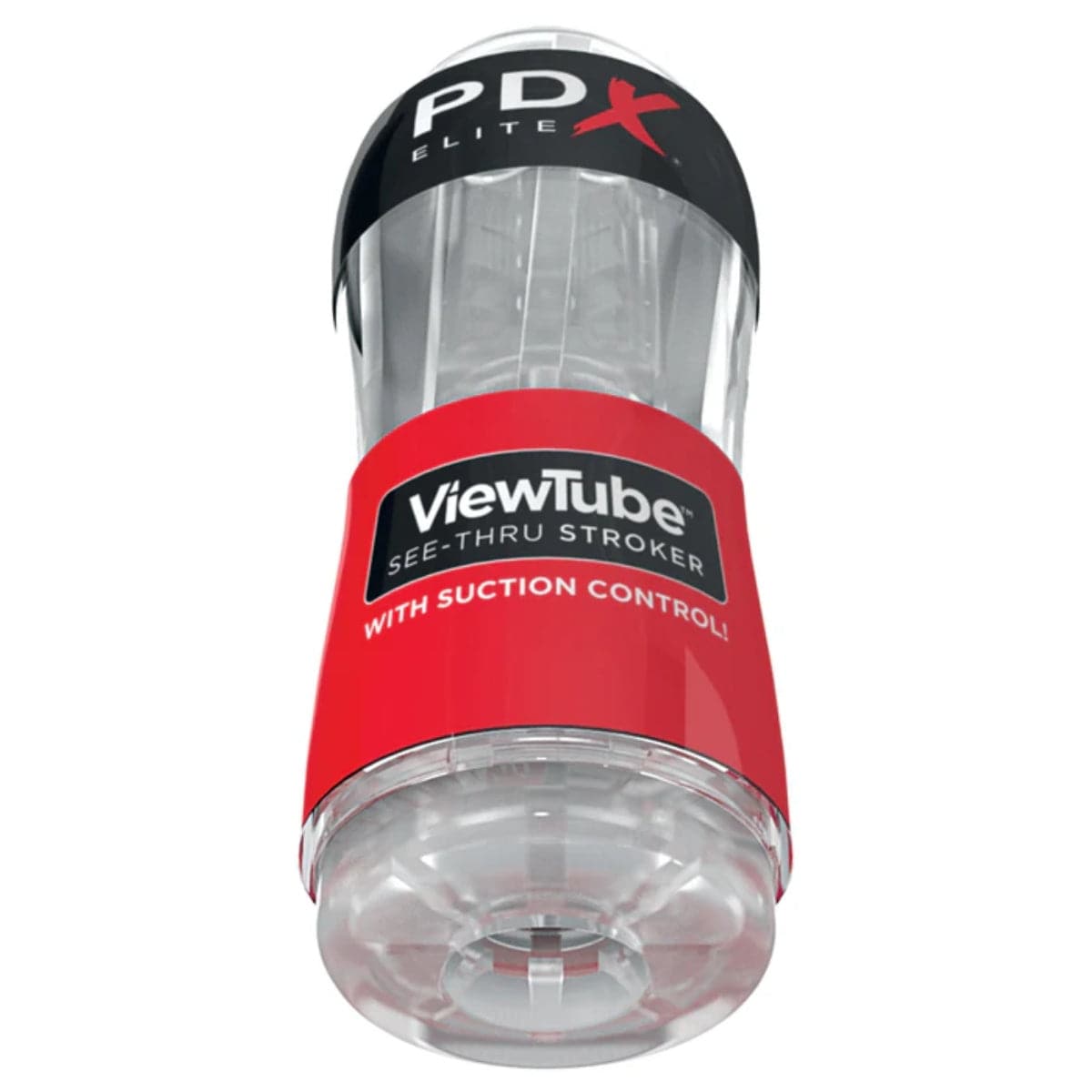 PDX Elite Viewtube See-Thru Stroker - Clear - Adult Outlet