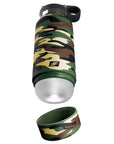 PDX Plus Fap Flask - Happy Camper Discreet Stroker - Camo - Frosted - Adult Outlet