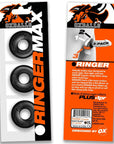 Oxballs Ringer Max 3Pk Black - Adult Outlet