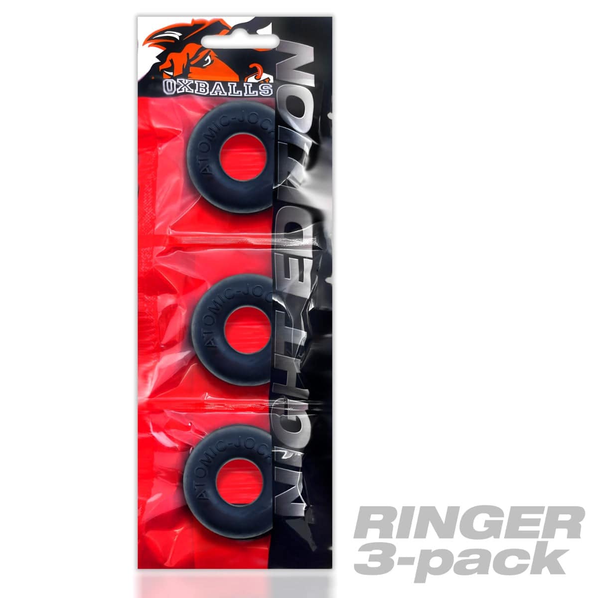 Oxballs Ringer Cockring 3-Pack - Plus + Silicone Special Edition Night - Adult Outlet