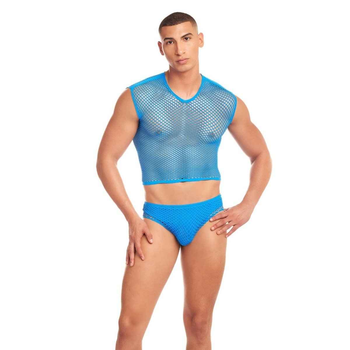 Rainbow Party Net Flex 3 Piece Set - S/M - Blue