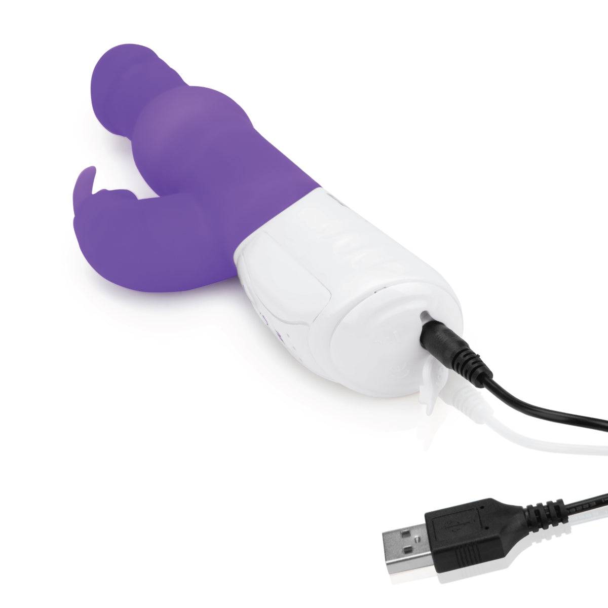 Rabbit Essentials Rr Rechargeable Pleasure Pearls Rabbit Purple - Adult Outlet