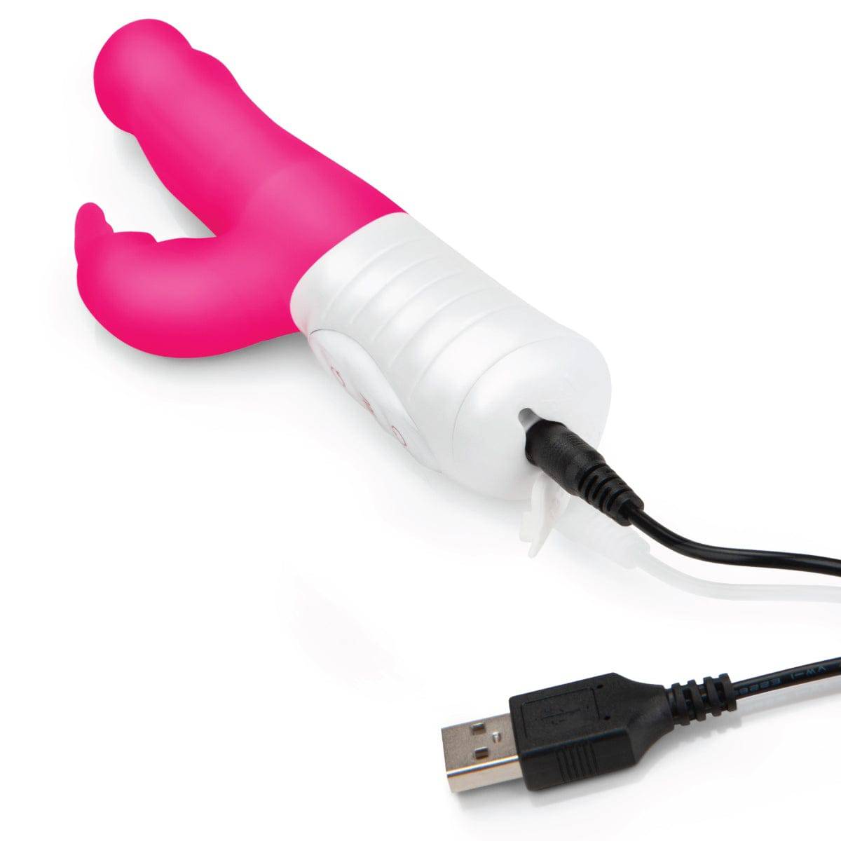 Rabbit Essential Rr Rechargeable Slim Shaft Rabbit Hot Pink - Adult Outlet