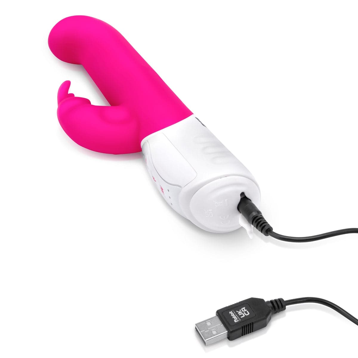 Rabbit Essentials Rr Rechargeable Come Hither G Spot Rabbit Vibrator Hot Pink - Adult Outlet