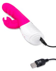 Rabbit Essentials Rr Rechargeable Clitoral Suction Rabbit Vibrator Hot Pink - Adult Outlet