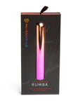 Nu Sensuelle Aluminium Double Motor Rumba Rainbow Ombre - Adult Outlet