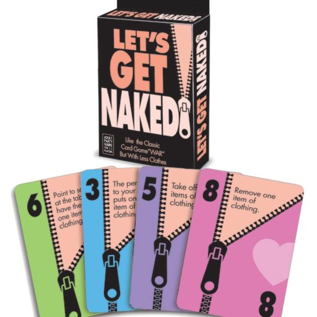 Little Genie Lets Get Naked Party Card Game - Adult Outlet