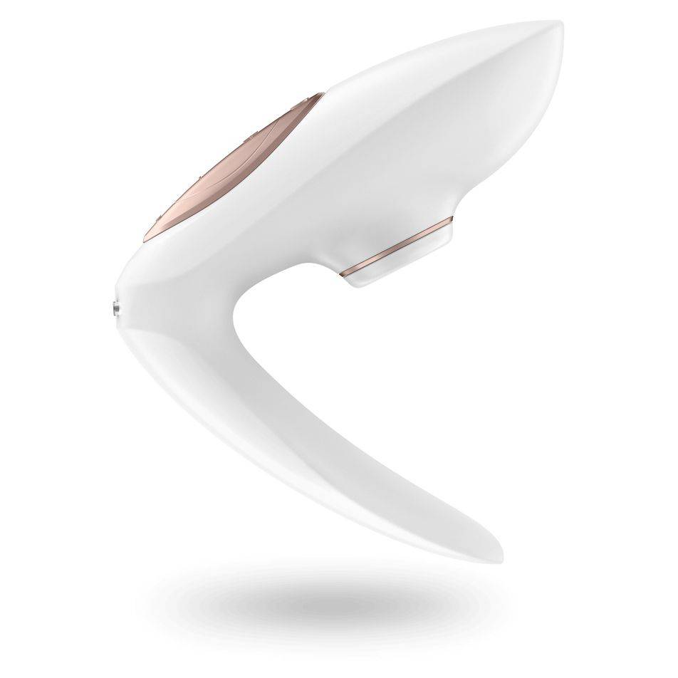 Satisfyer Pro 4 Couples Vibrator White - Adult Outlet