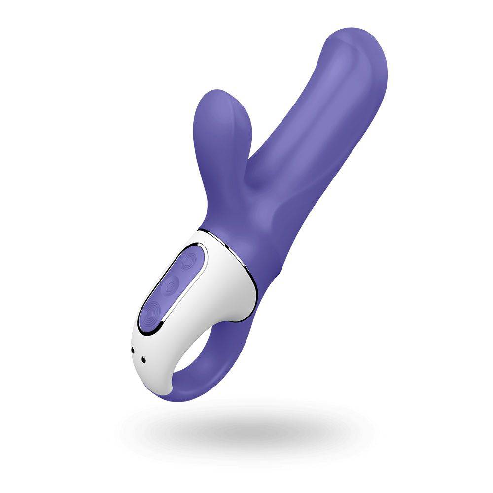 Satisfyer Vibes Magic Bunny Vibrator Blue - Adult Outlet