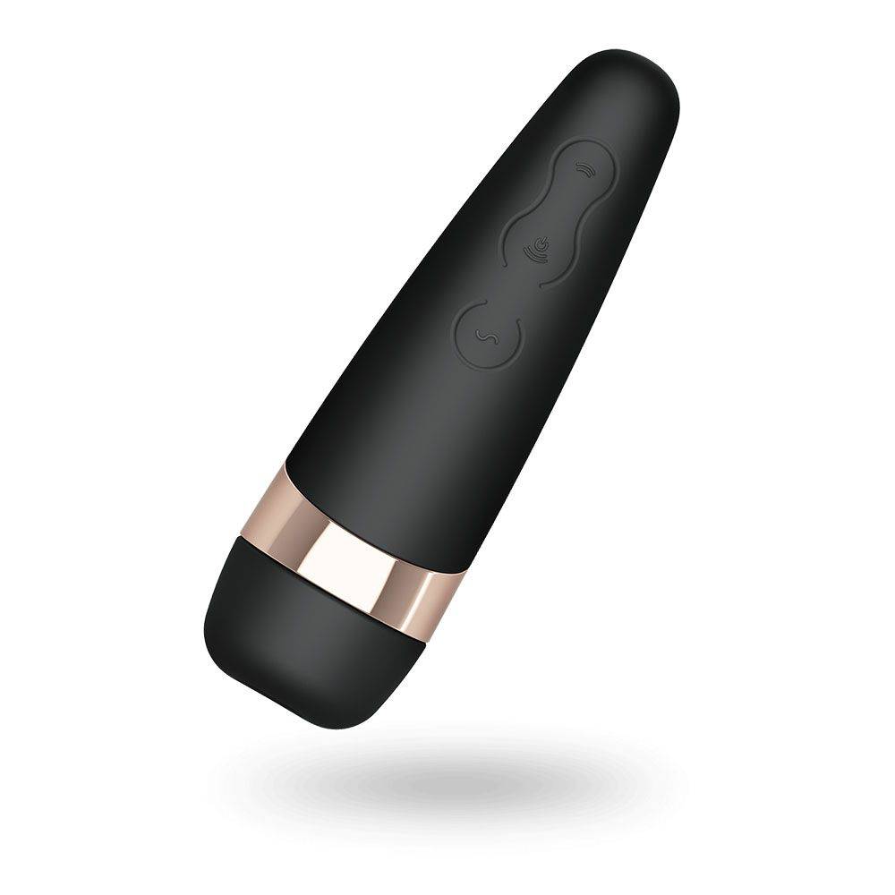 Satisfyer Pro 3 Plus Vibrator Black/Gold - Adult Outlet