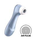 Satisfyer Pro 2 Air Pulse Stimulator Blue - Adult Outlet