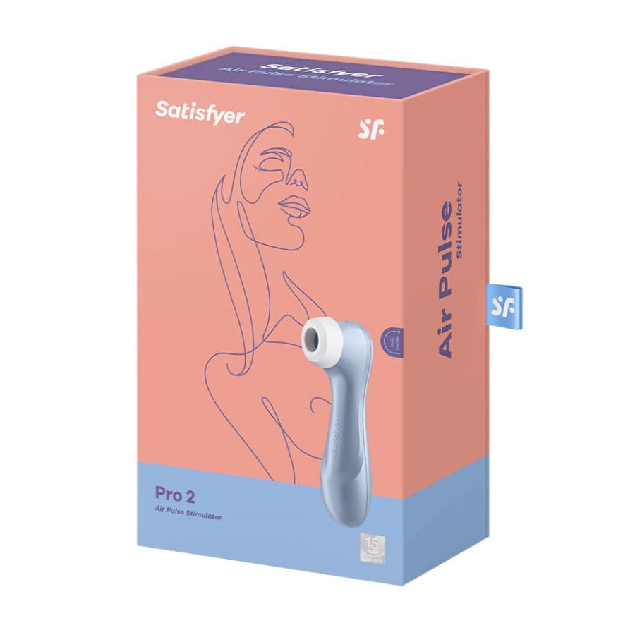 Satisfyer Pro 2 Air Pulse Stimulator Blue - Adult Outlet