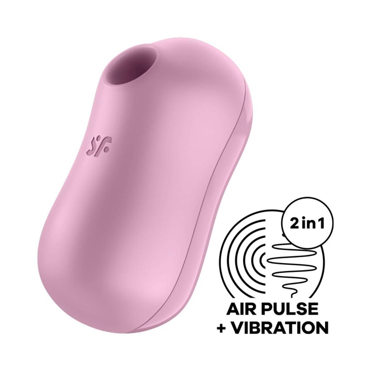 Satisfyer Cotton Candy Air Pulse Vibrator Lilac - Adult Outlet