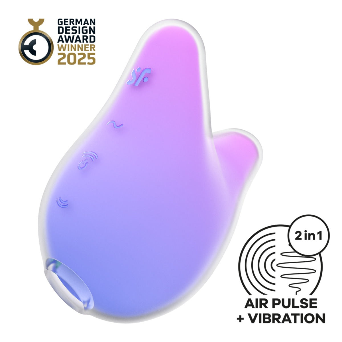 Satisfyer Mermaid Vibes Air Pulse Stimulator Violet Pink - Adult Outlet