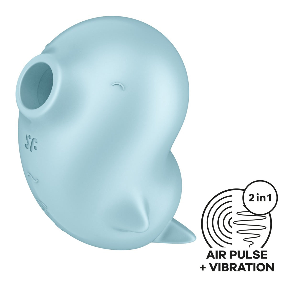 Satisfyer Sassy Seal Air Pulse Stimulator Blue - Adult Outlet
