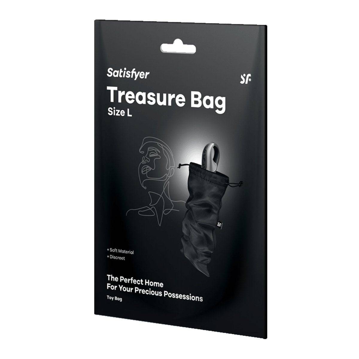 Treasure Bag L Black - Adult Outlet