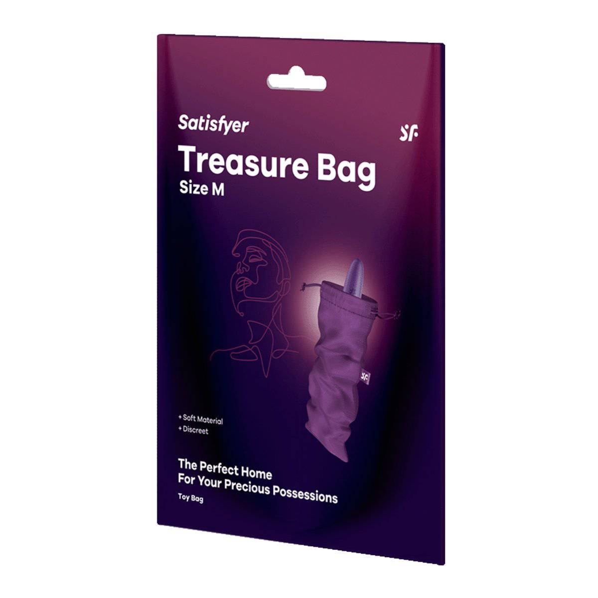 Treasure Bag M Violett - Adult Outlet