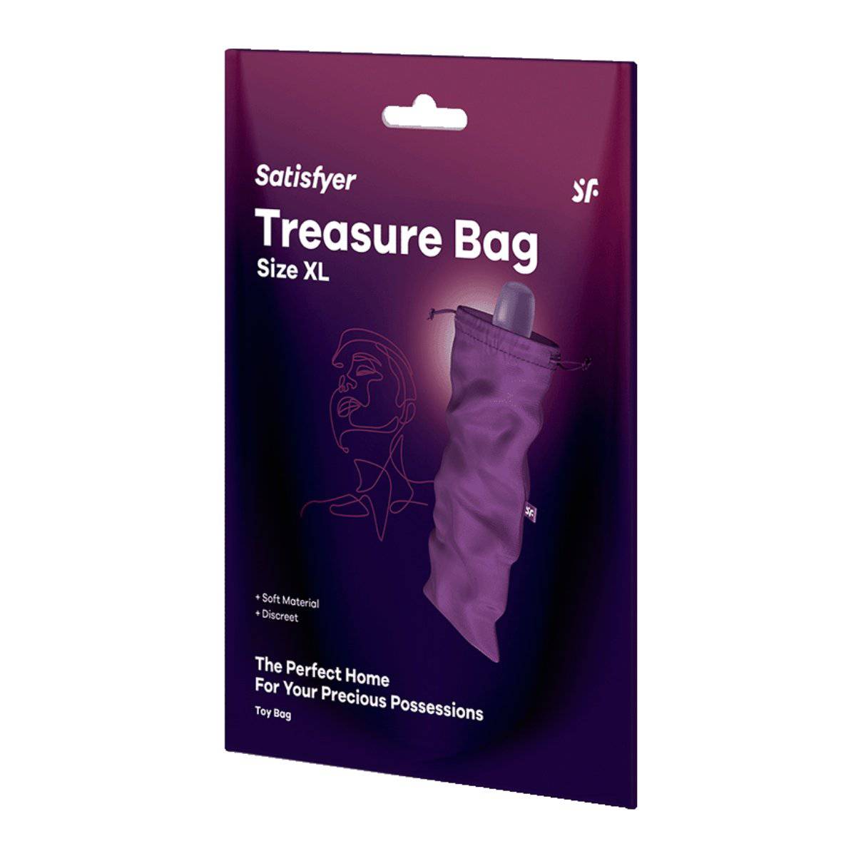 Treasure Bag XL Violett - Adult Outlet