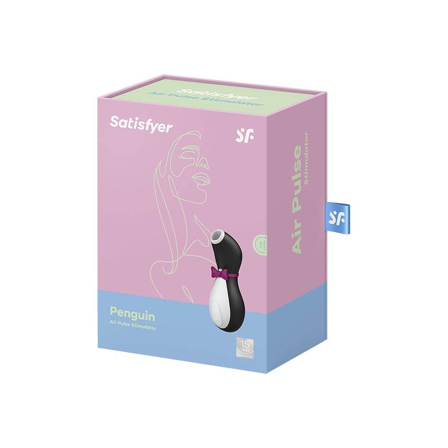 Satisfyer Penguin Vibrator Black/White - Adult Outlet