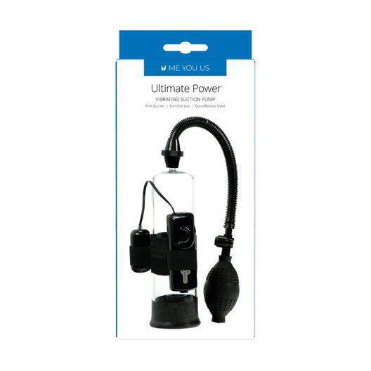 Me You Us Ultimate Power Penis Pump Black - Adult Outlet