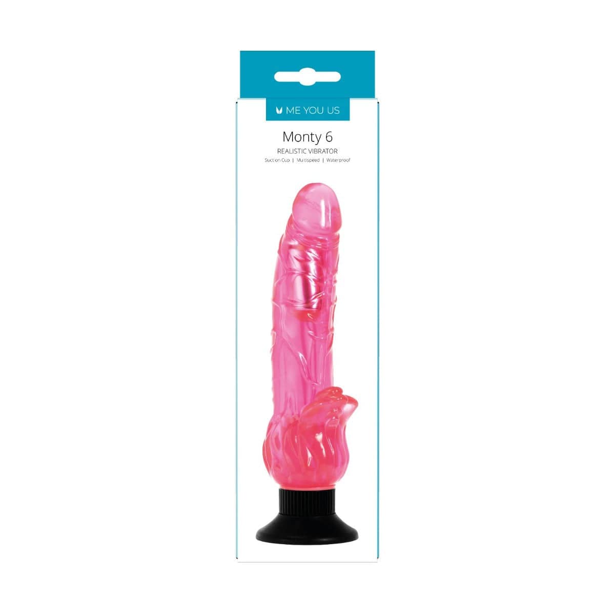 Me You Us Mounty 6 Realistic Vibrator Pink - Adult Outlet