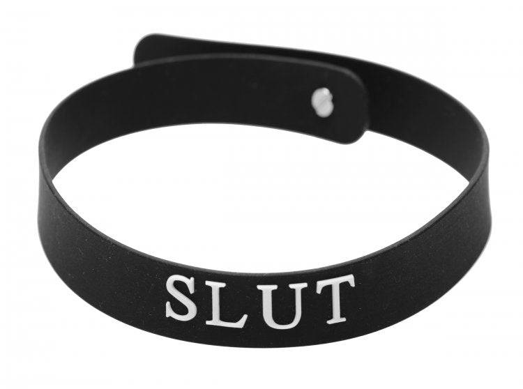 Master Series Slut Silicone Collar - Adult Outlet