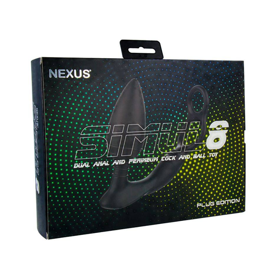 Nexus Simul8 Plug Black - Adult Outlet