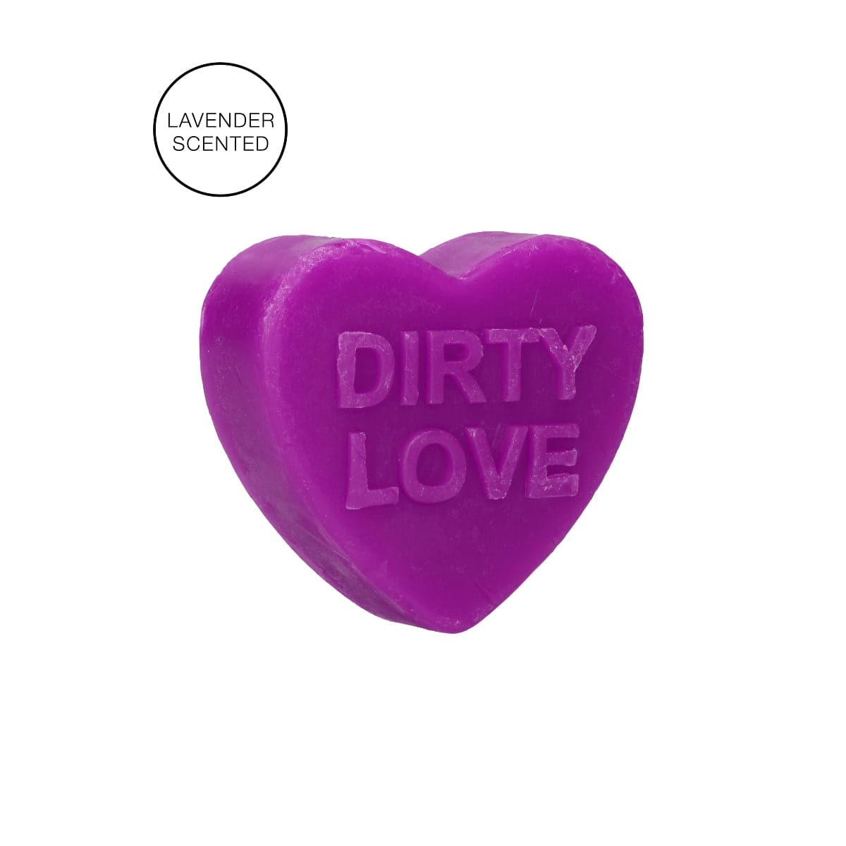 S Line Heart Soap Dirty Love Lavender Scented - Adult Outlet