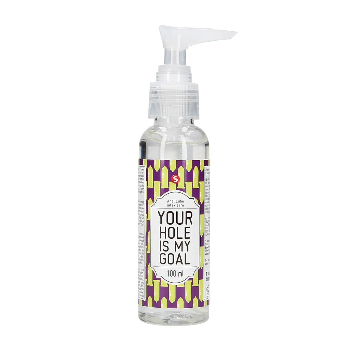 S Line Your Hole Is My Goal Latex Safe Anal Lubricant 100 Ml - Adult Outlet