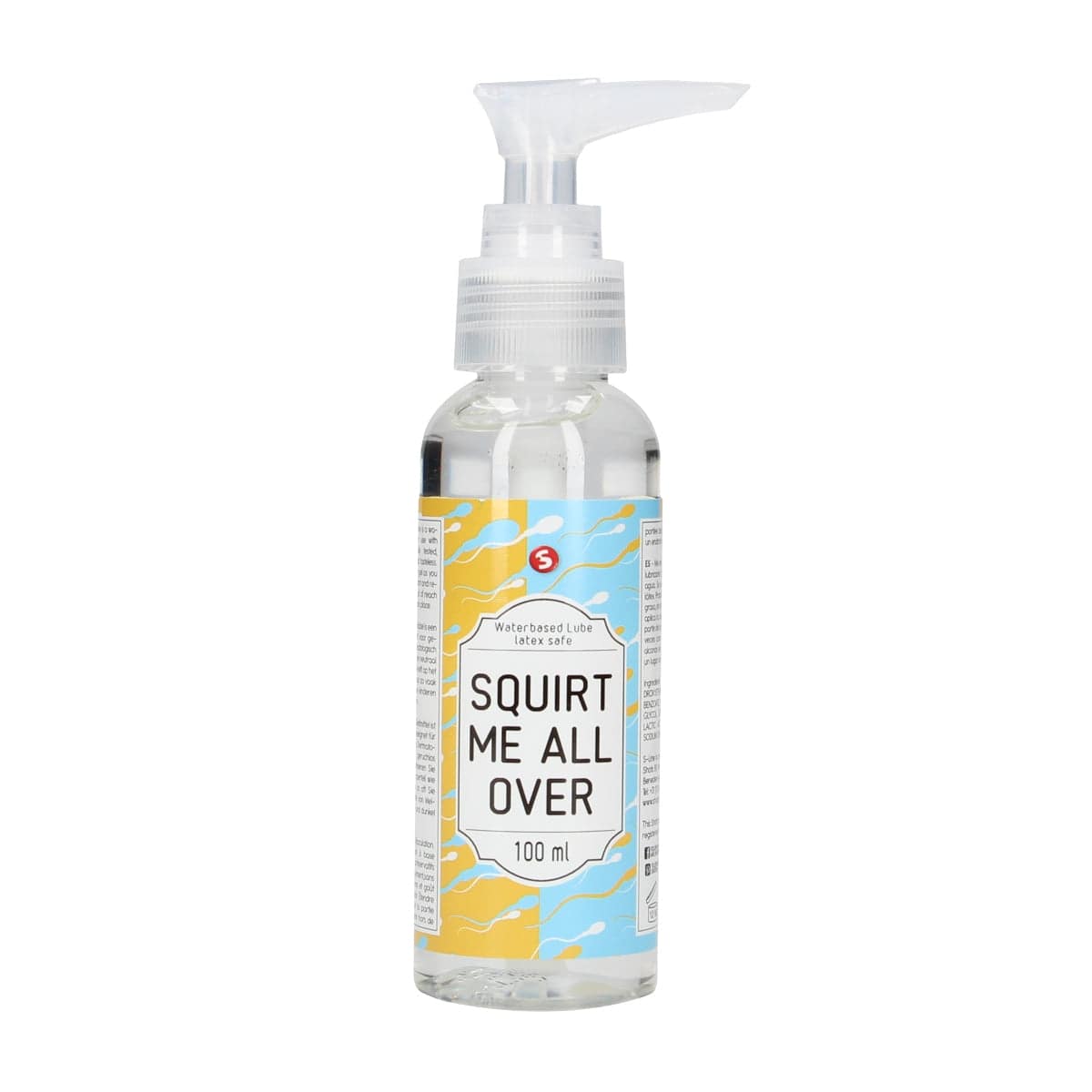 S Line Squirt Me All Over Water Based Lubricant 100Ml - Adult Outlet