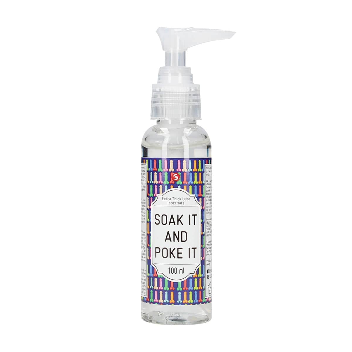 S Line Soak It And Poke It Water Based Extra Thick Lubricant 100Ml - Adult Outlet