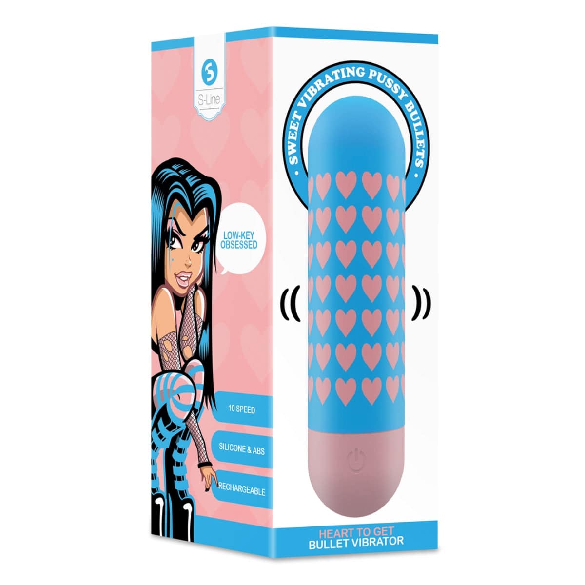 Heart To Get' Vibrating Bullet - Adult Outlet