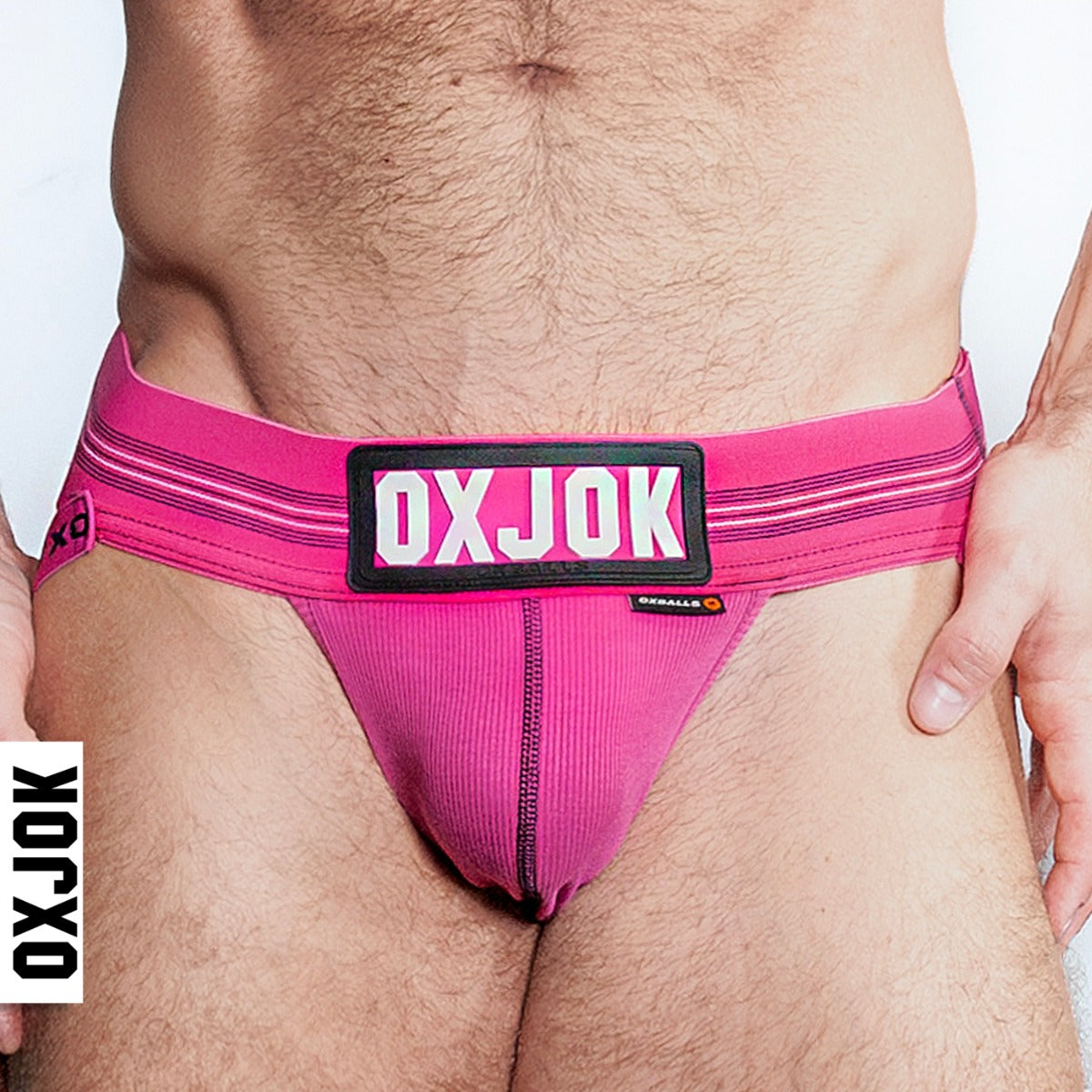 Oxballs Slingjock Upthrust Slider-Strap Jock PINK SKY MEDIUM - Adult Outlet