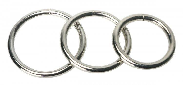 Master Series Trine Steel C-Ring Collection - Adult Outlet