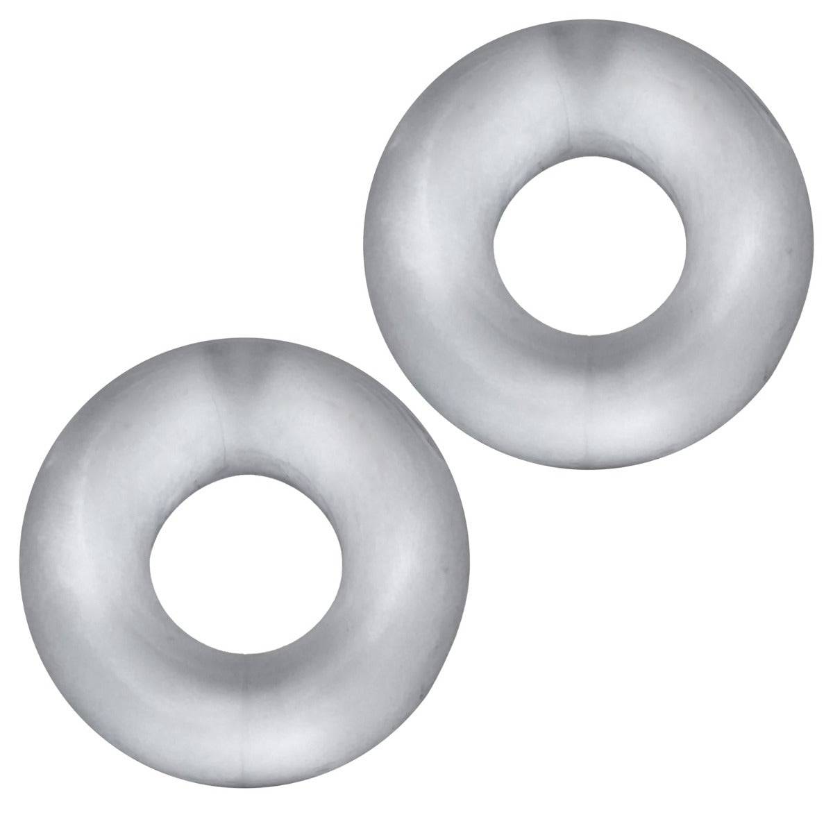 Hunkyjunk Stiffy 2-Pack Bulge Cockrings Clear Ice - Adult Outlet