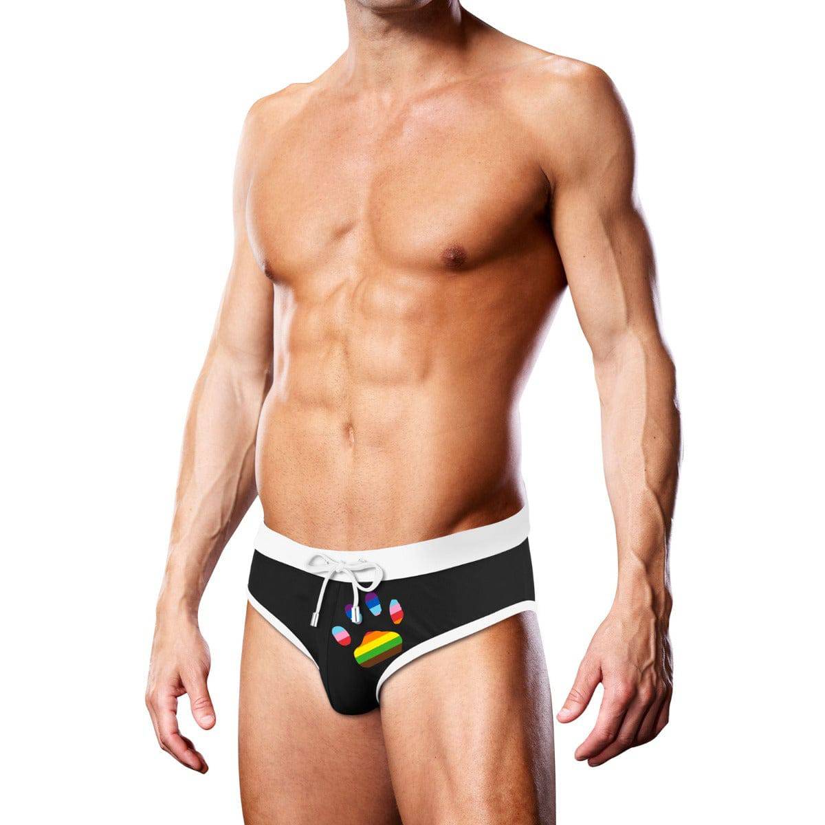 Prowler Swim Brief Black Oversized Paw XXLarge - Adult Outlet