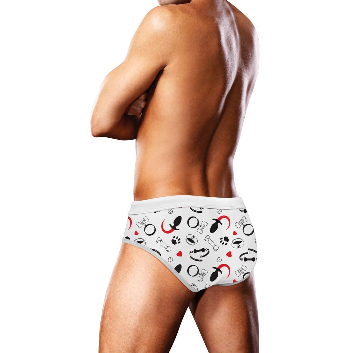 Prowler Swim Brief Puppie Print XSmall - Adult Outlet