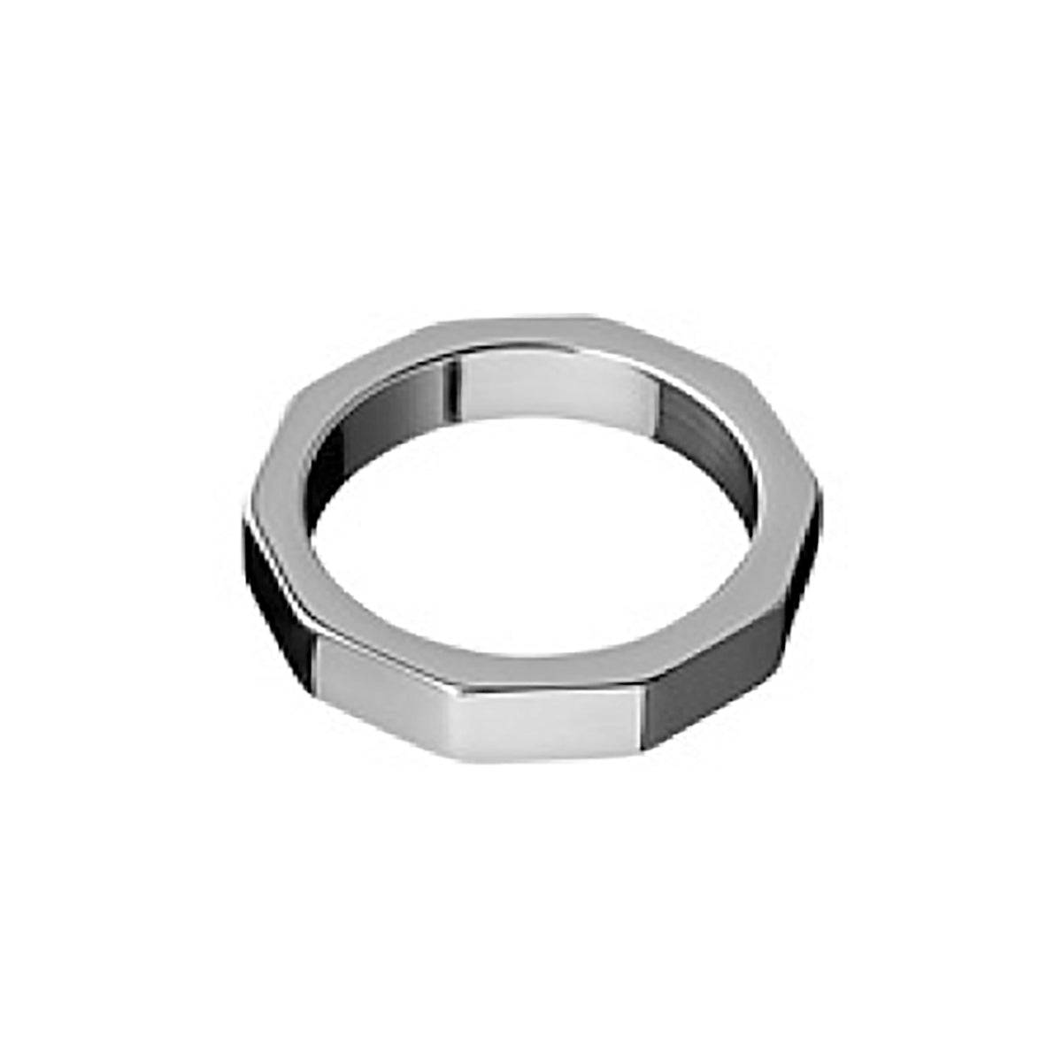 Shots Steel Nut Cockring 4.5cm Silver - Adult Outlet