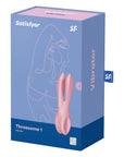 Satisfyer Threesome 1 Vibrator Pink - Adult Outlet