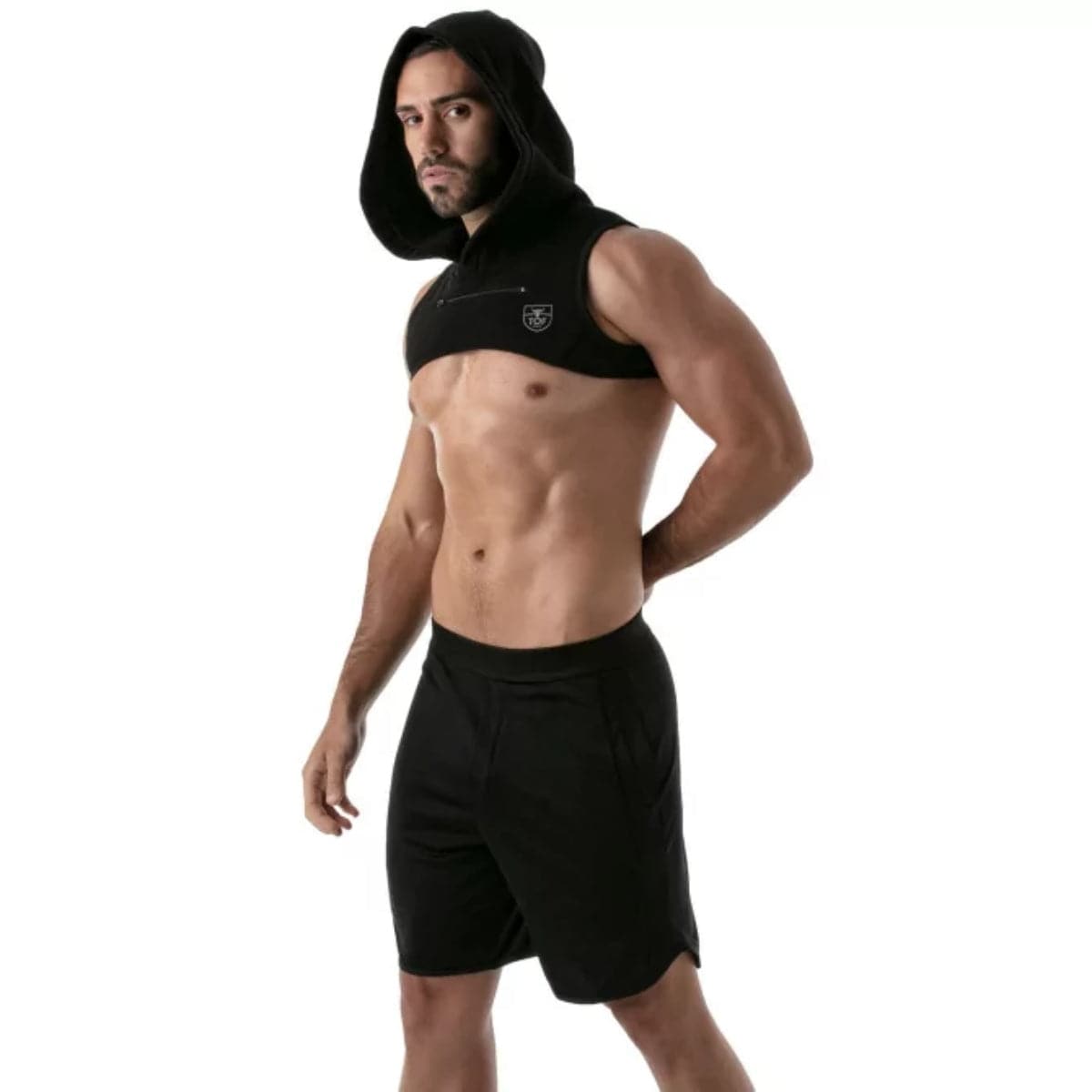 Paris Hoodie Harness Black - Size : M - Adult Outlet