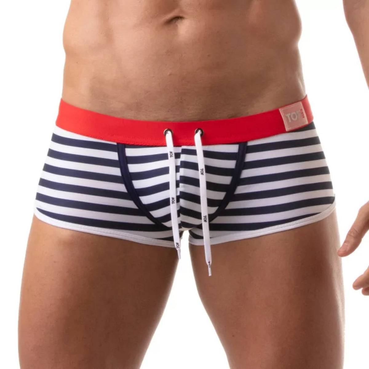 Iconic Swim Trunks - Navy Blue Sailor - Size : XL - Adult Outlet