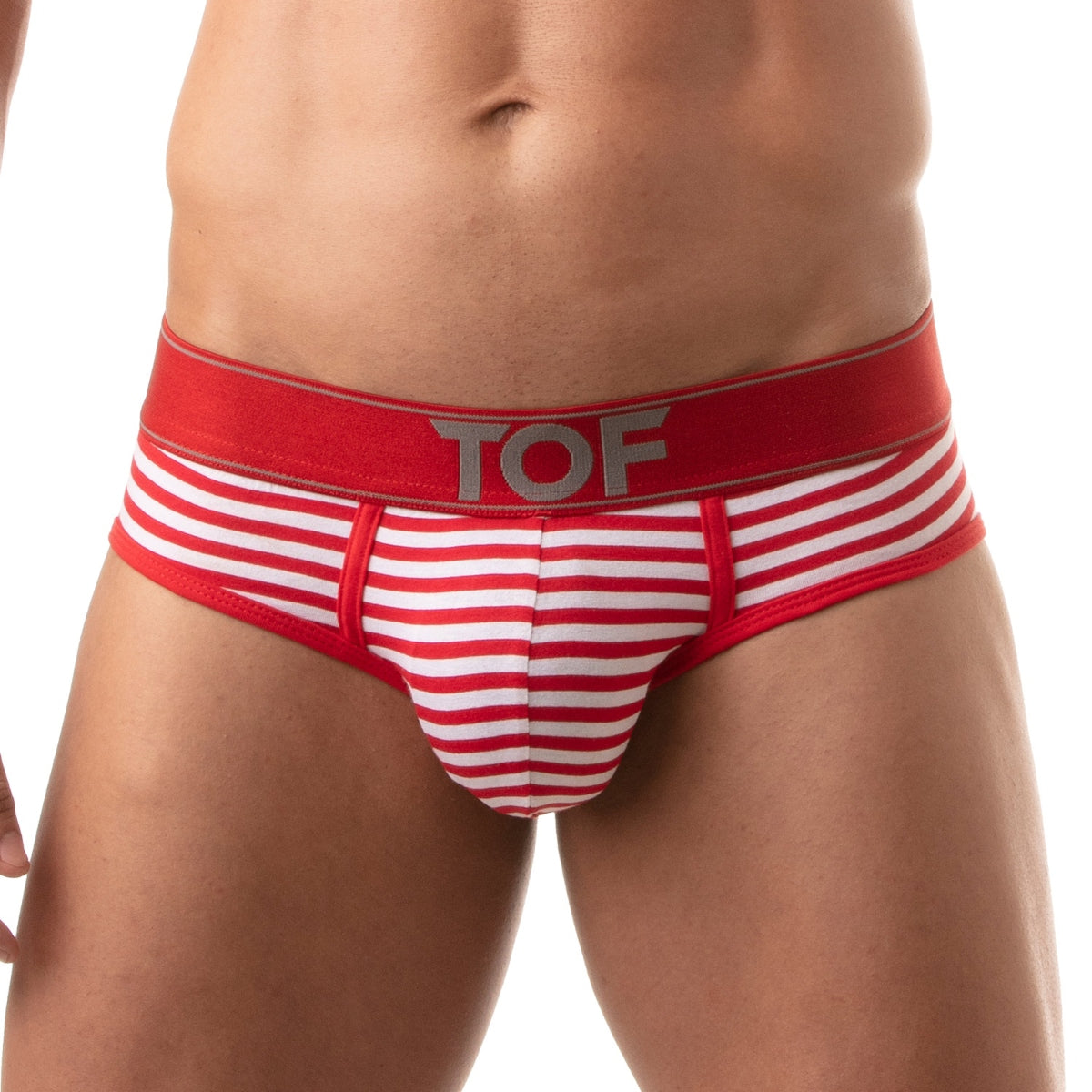TOF Paris Sailor Briefs Red Large - Adult Outlet