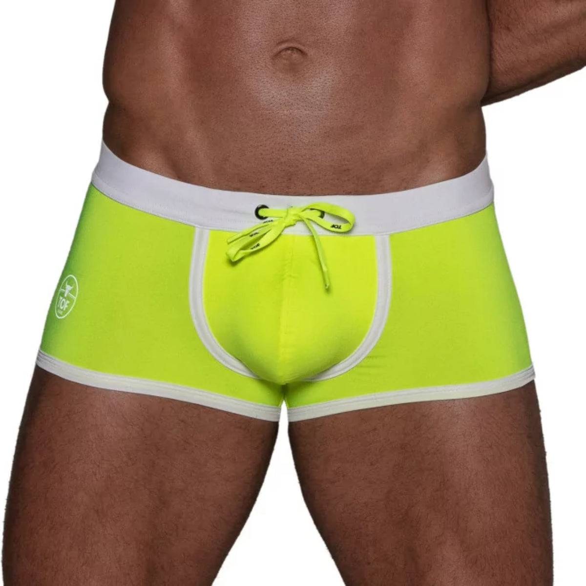 Neon Swim Trunks Yellow - Size : XXL - Adult Outlet