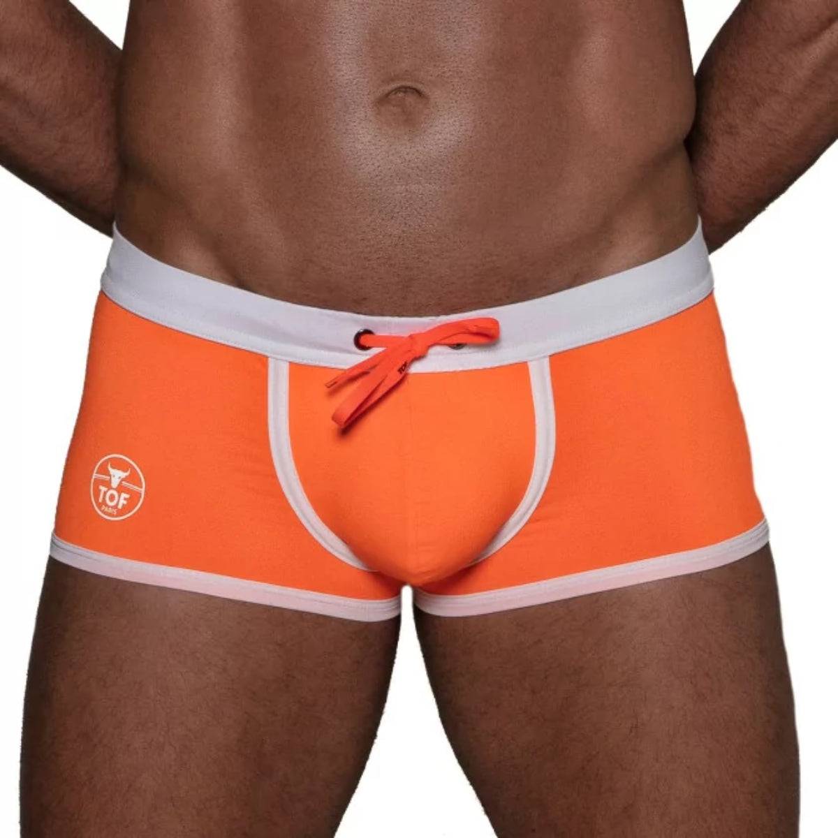 Neon Swim Trunks Orange - Size : XXL - Adult Outlet