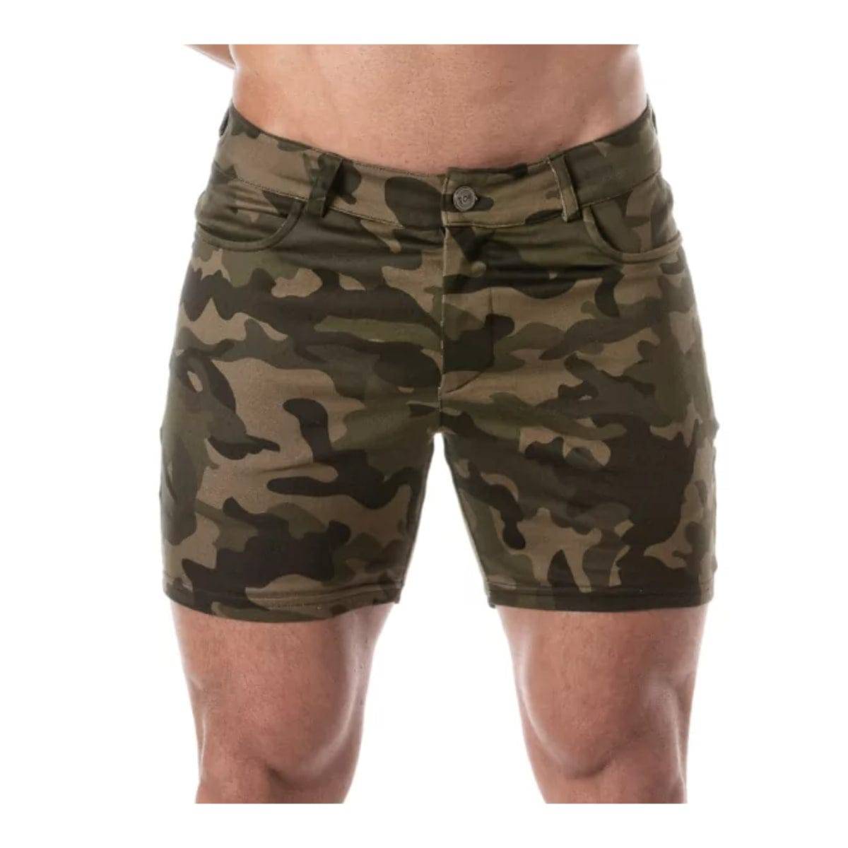 Army Mid-Thigh Shorts - Size : XXL - Adult Outlet