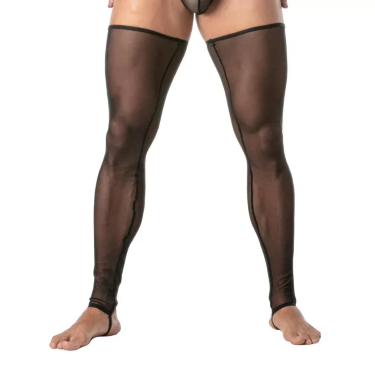 Mesh Long Legs For Men - Size : XS/S - Adult Outlet