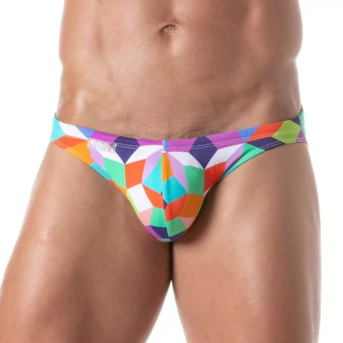 Print Swim Mini Briefs Purple - Size : XL - Adult Outlet