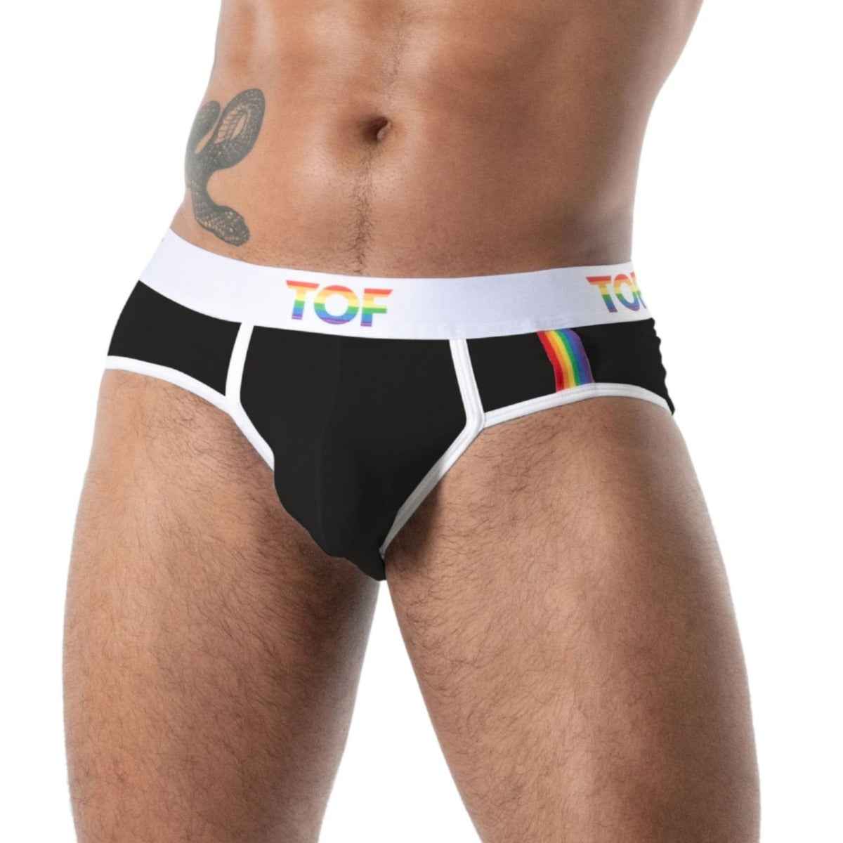 TOF Paris Joyful Pride Briefs Black Small