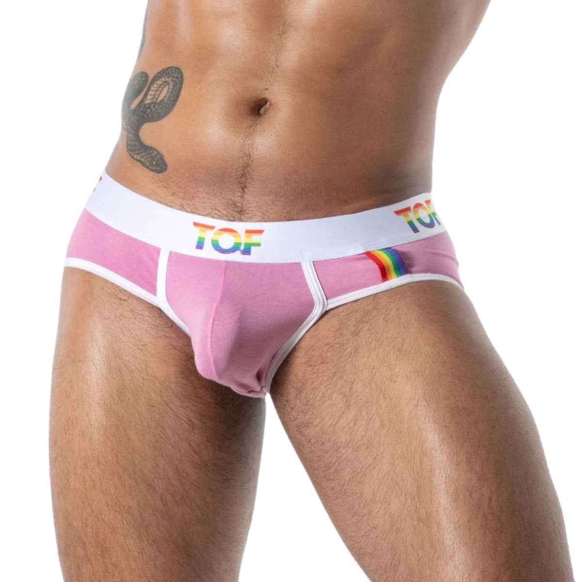 TOF Paris Joyful Pride Briefs Pink Xlarge