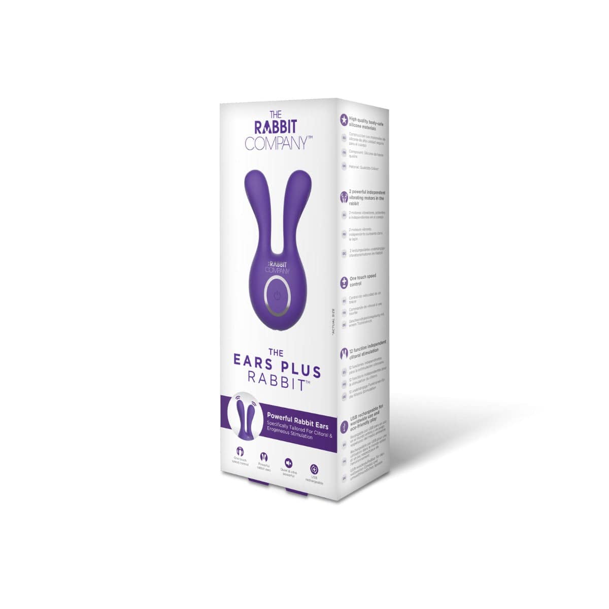 The Ears Plus Rabbit Purple - Adult Outlet